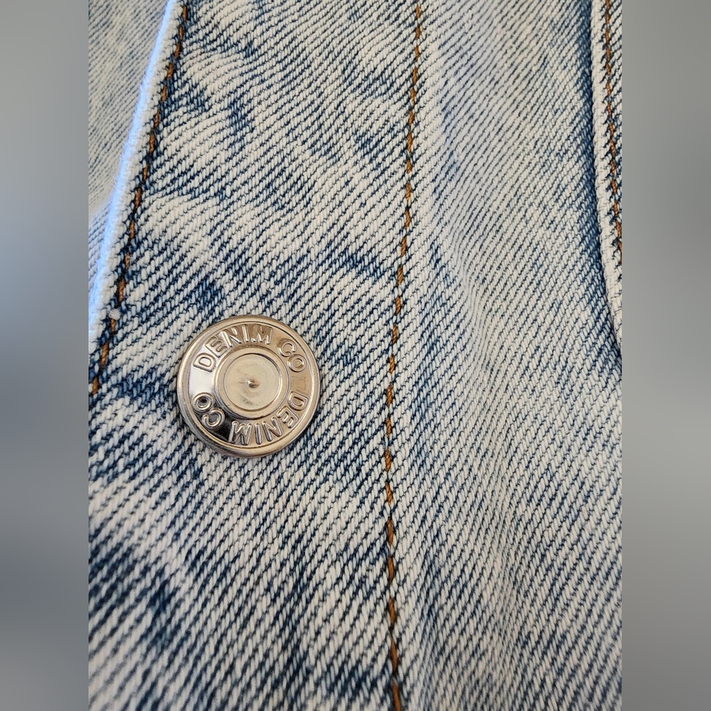 Primark Denim &Co Shorts Playsuit Jumpsuit Romper 6 Rigid Thick Denim Washed View 3